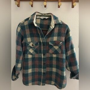 Woolrich Vintage Women's Plaid Flannel Shirt